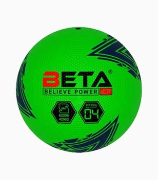 تصویر توپ فوتبال لاستیکی بتا مدل PSRG4 سایز 5|سبز 