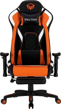 تصویر صندلی گیمینگ میشن مدل CHR22 ا Meetion CHR22 Leather Reclining Gaming E-Sport Chair Meetion CHR22 Leather Reclining Gaming E-Sport Chair