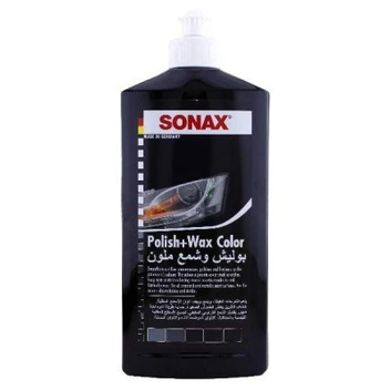 تصویر پولیش واکس بدنه مشکی سوناکس حجم 500 میلی لیتر ا SONAX Polish&Wax Color SONAX Polish&Wax Color