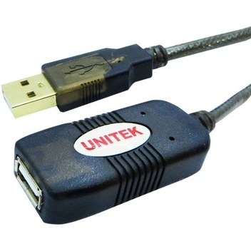 تصویر کابل افزایش طول USB 2.0 یونیتک مدل Y-262 به طول ۲۰ متر 
