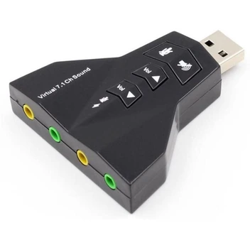 تصویر کارت صدا USB اکسترنال ویپرو 7.1 ا 7.1 External USB Sound Card 7.1 External USB Sound Card