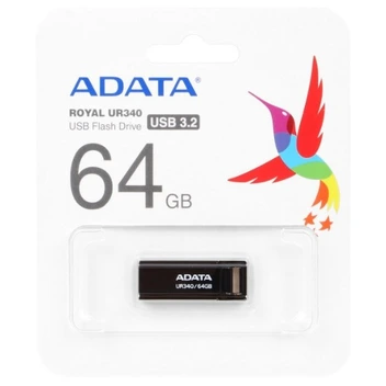 تصویر فلش مموری ای دیتا مدل UR340 ظرفیت 64 گیگابایت ا ADATA UR340 Flash Memory 64GB ADATA UR340 Flash Memory 64GB