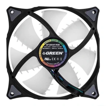 تصویر فن کیس گرین مدل GF120RGB ا Green GF120RGB Case Fan Green GF120RGB Case Fan