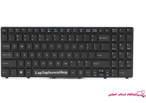 تصویر کیبرد لپ تاپ ام اس آی CR640 مشکی ا Keyboard Laptop MSI CR640 Keyboard Laptop MSI CR640