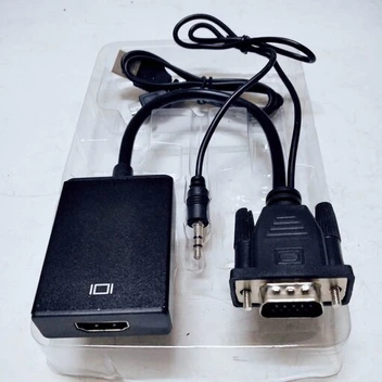 تصویر مبدل VGA به HDMI مدل HDCP ا HDCP VGA To HDMI Adapter HDCP VGA To HDMI Adapter