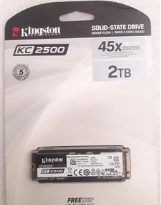 تصویر Kingston KC2500 2 TB Solid State Drive - M.2 2280 Internal - PCI Express NVMe (PCI Express NVMe 3.0 x4) | 