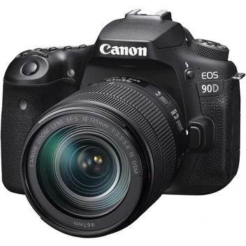 تصویر دوربین دیجیتال کانن مدل EOS 90D به همراه لنز 135-18 میلی متر IS USM ا Canon EOS 90D Digital Camera With 18-135mm IS USM Lens Canon EOS 90D Digital Camera With 18-135mm IS USM Lens
