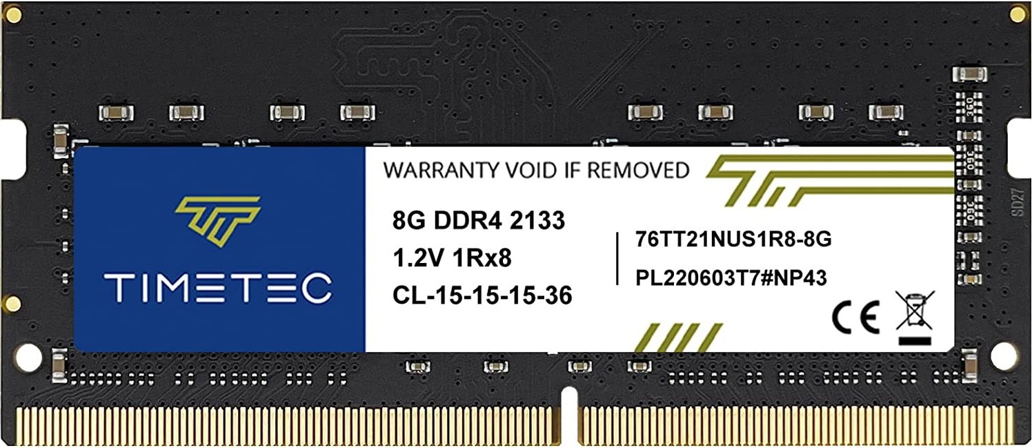 ライトブラウン/ブラック ADD-FMCP-BX-DST Total Micro: This 8GB 2133MHZ DDR4 260-PIN  Non-ECC