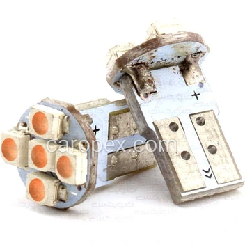 تصویر لامپ چراغ کوچک ماشین 5 ال ای دی بسته 2 عددی 