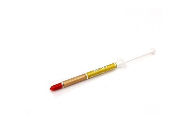 تصویر خمیر سیلیکون سرنگی 1 گرمی طلایی ( مدل HC-161 ) 