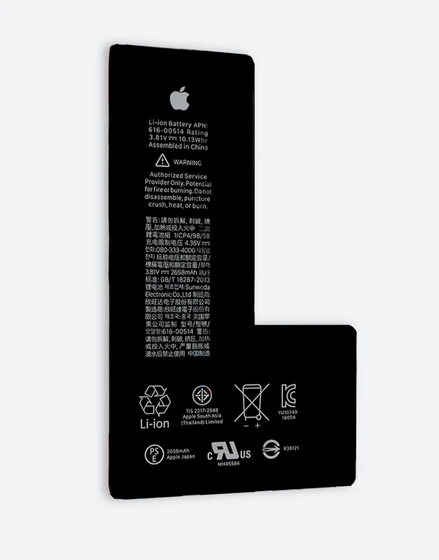 تصویر باطری آیفون Battery Iphone XS ا باتری آیفون iPhone XS با کد فنی ۰۰۵۱۲-۶۱۶ باتری آیفون iPhone XS با کد فنی ۰۰۵۱۲-۶۱۶