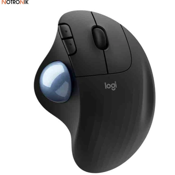 تصویر موس لاجیتک ارگو ام 575 ترک بال وایرلس ا Mouse: Logitech Ergo M575 Trackball Wireless Mouse: Logitech Ergo M575 Trackball Wireless
