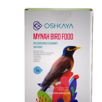 تصویر غذای مرغ مینا و پرندگان حشره خوار اوشکایا ا Oshkaya Special Feed For Mynah Oshkaya Special Feed For Mynah