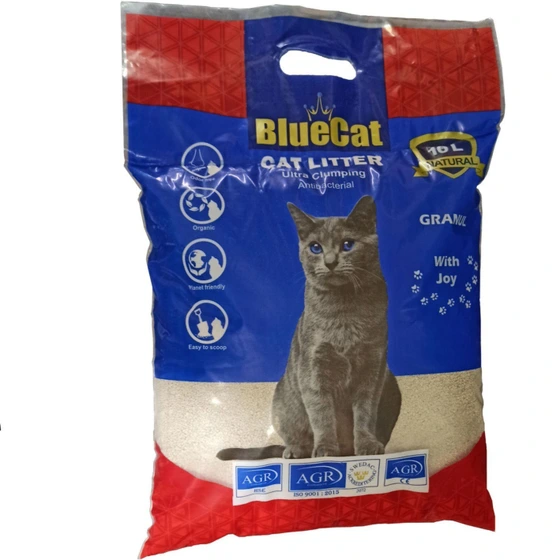 تصویر خاک گربه برند بلو کت ا Blue cat cat litter Blue cat cat litter