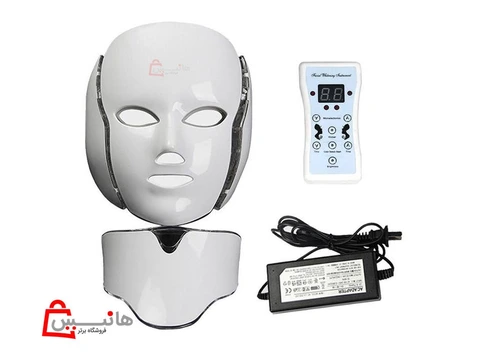 تصویر ماسک LED  گردن و صورت ا LED facial mask LED facial mask