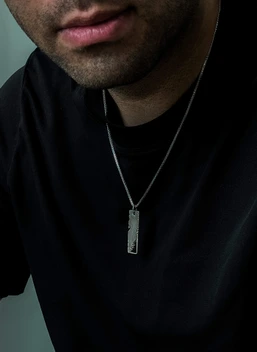 تصویر گردنبند حَک - پلاک مردانه ا Hak necklace Hak necklace
