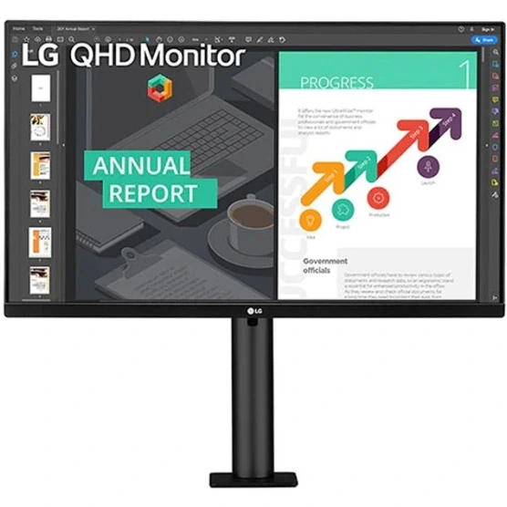 تصویر مانیتور ال جی مدل 27QN880-B سایز 27 اینچ ا LG 27QN880-B Monitor 27 Inch LG 27QN880-B Monitor 27 Inch
