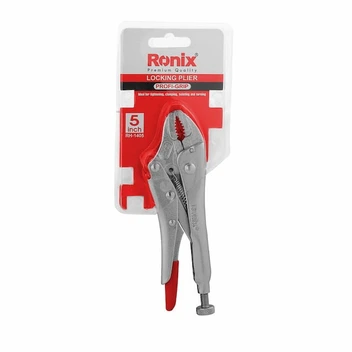 تصویر انبر قفلی 5 اینچی با ضامن آلمانی رونیکس مدل RH-1405 ا Ronix RH-1405 German Model Locking Pliers Ronix RH-1405 German Model Locking Pliers