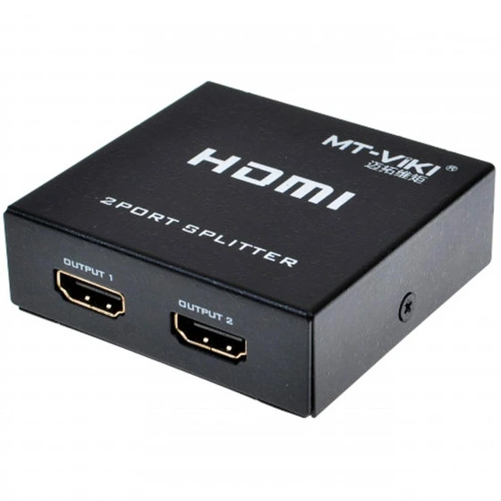 تصویر اسپلیتر HDMI وی نت 2 پورت ورژن 1.4 4K 