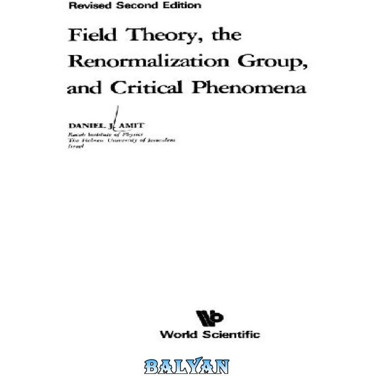 خرید و قیمت دانلود کتاب Field theory, the renormalization group, and