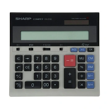 تصویر ماشین حساب رومیزی CS-2130 شارپ ا Sharp Desktop Calculator CS-2130 Sharp Desktop Calculator CS-2130