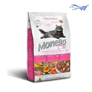 تصویر غذای خشک گربه مونلو وزن 7 کیلوگرم ا CATFOOD monello CATFOOD monello