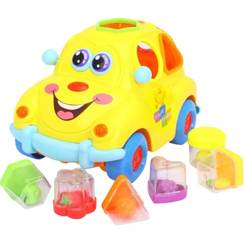 تصویر اسباب بازی ماشین فولوکس موزیکال Hola Toys ا baby car toy code:516 baby car toy code:516