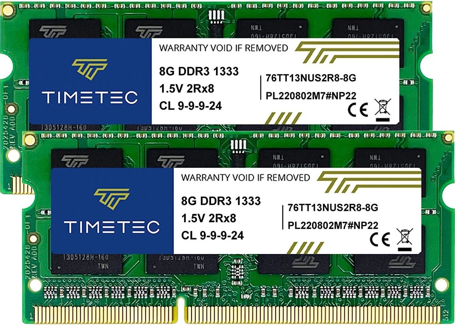 خرید و قیمت Timetec 16GB KIT(2x8GB) DDR3 1333MHz PC3-10600 Non-ECC ...
