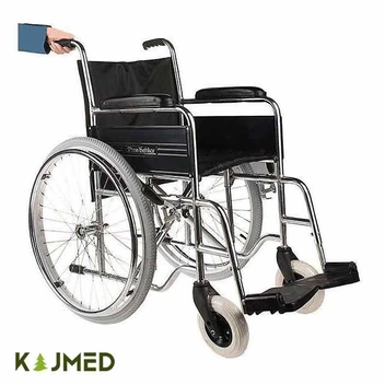 تصویر ویلچر ایران بهکار چرخ توپر مدل ۷۰۳ ا ran behkar wheelchair with solid wheel model 703 ran behkar wheelchair with solid wheel model 703
