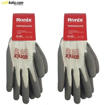 تصویر دستکش ایمنی رونیکس مدل RX-9001 مجموعه 2 عددی 