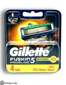 تصویر سری یدک ژیلت فیوژن پروگلاید 5 پاور 4 عدد ا Gillette Fusion ProGlide 5 Power 4 pcs Gillette Fusion ProGlide 5 Power 4 pcs