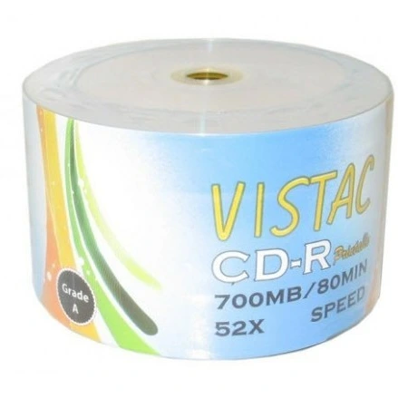 تصویر CD خام پرینتیبل Vistac شرینگ 50 تایی 