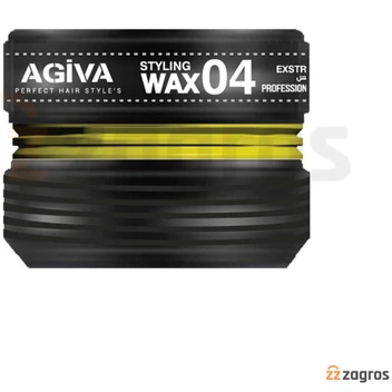 تصویر واکس مو آگیوا شماره 04 حجم 175 میلی لیتر ا AGIVA STYLING WAX 04 EXSTRONG & COK SERT + KERATIN AGIVA STYLING WAX 04 EXSTRONG & COK SERT + KERATIN