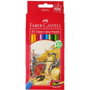 تصویر مداد رنگی 12رنگ جعبه مقوایی فابرکاستل کد 115852 ا Faber-Castell 115852, 12 colors pencil Faber-Castell 115852, 12 colors pencil