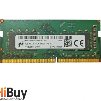 تصویر رم لپ تاپ DDR4 تک کاناله 2400 مگاهرتز میکرون مدل MTA8ATF1G64HZ ظرفیت 8 گیگابایت 