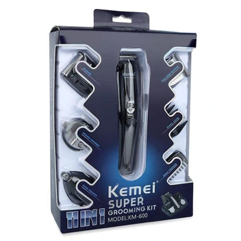 تصویر ماشین اصلاح کیمی 6 کاره سرو صورت کیمی مدل KM-600 ا Kemei KM-600 Hair Trimmer Kemei KM-600 Hair Trimmer