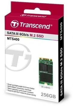 تصویر حافظه SSD سایز M.2 2242 ترنسند مدل MTS400 ظرفیت 256 گیگابایت ا Transcend MTS400 M.2 2242 SSD 256GB Transcend MTS400 M.2 2242 SSD 256GB