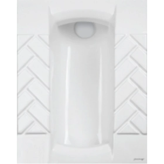 تصویر توالت زمینی کرون مروارید ا Crown Squat Toilet Crown Squat Toilet
