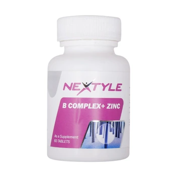 تصویر ب کمپلکس پلاس زینک نکستایل 60 عددی ا Nextyle B Complex Plus Zinc 60 Nextyle Vitamins Nextyle B Complex Plus Zinc 60 Nextyle Vitamins