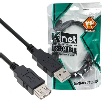 تصویر کابل افزایش طول USB Knet 1.5m 