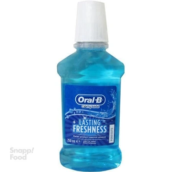 تصویر دهان شویه اورال بی مدل Lasting Freshness حجم 250 میلی لیتر ا OralB mouthwash, Lasting Freshness model volume 250 ml OralB mouthwash, Lasting Freshness model volume 250 ml