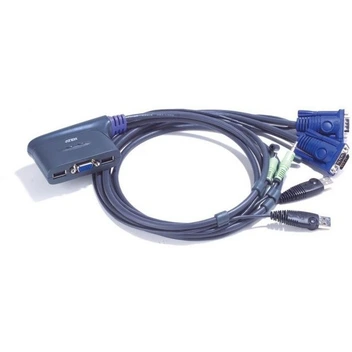 تصویر سوییچ کی وی ام آتن مدل CS62US 2-Port USB ا Aten CS62US 2-Port USB Cable KVM Switch Aten CS62US 2-Port USB Cable KVM Switch