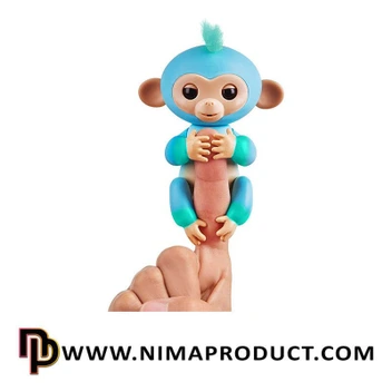 تصویر ربات میمون بند انگشتی مدل Happy Monkey ا Happy Monkey Fingerling Toy Happy Monkey Fingerling Toy