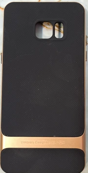 تصویر قاب گوشی Galaxy Note7 طرح راک اصلی طلایی کد676 