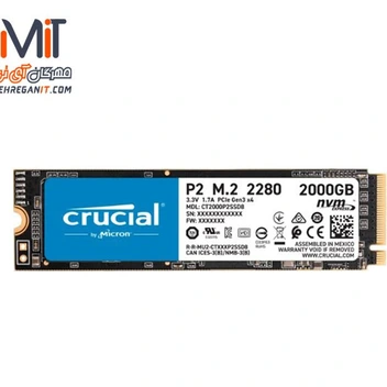 تصویر اس اس دی اینترنال کروشیال مدل P2 M.2 2280 ظرفیت 2 ترابایت ا Crucial P2 M.2 2280 2TB PCIe ssd Crucial P2 M.2 2280 2TB PCIe ssd