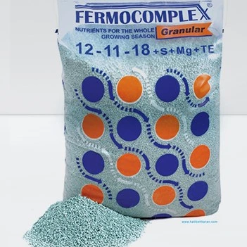 تصویر کود کامل 25 کیلویی مخصوص چالکود فرموکمپلکس NPK 12-11-18 ا Fermocomplex 12-11-18 Fertilizer Fermocomplex 12-11-18 Fertilizer