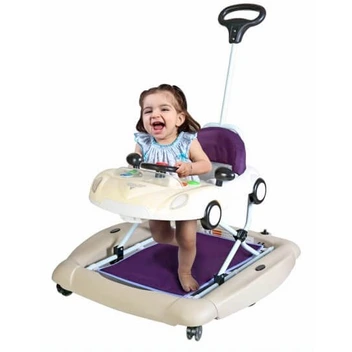 تصویر روروئک مدل ماشین با روكش Minimoon دلیجان Roma ا baby walker code:1602101206 baby walker code:1602101206