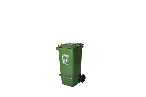 تصویر سطل زباله ۱۲۰ لیتری پدال دار سبلان کد 202/1 