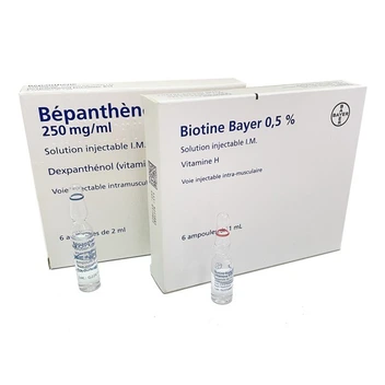 تصویر بیوتین و بپانتین بایر ا Biotine Bayer 0.5% Bepanthene Biotine Bayer 0.5% Bepanthene