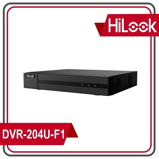تصویر دستگاه دی وی آر 4 کانال هایلوک مدل HiLook DVR-204U-F1 